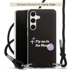 New Carry Case Transparent Stoff schwarz/silber