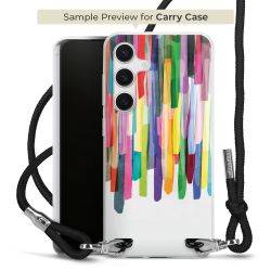 New Carry Case Transparent Stoff schwarz/silber