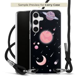 New Carry Case Transparent Stoff schwarz/silber