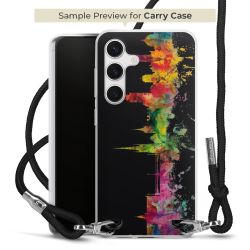 New Carry Case Transparent Stoff schwarz/silber