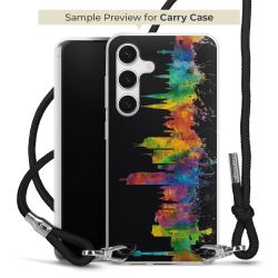 New Carry Case Transparent Stoff schwarz/silber