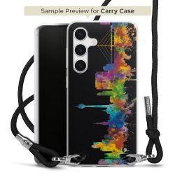 New Carry Case Transparent Stoff schwarz/silber