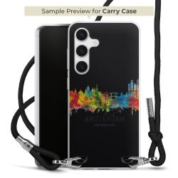 New Carry Case Transparent Stoff schwarz/silber