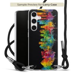 New Carry Case Transparent Stoff schwarz/silber