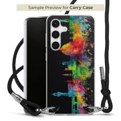 New Carry Case Transparent Stoff schwarz/silber