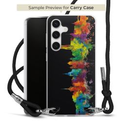 New Carry Case Transparent Stoff schwarz/silber