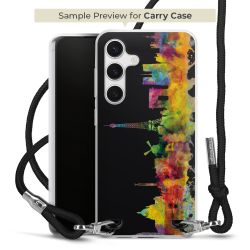 New Carry Case Transparent Stoff schwarz/silber