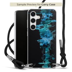 New Carry Case Transparent Stoff schwarz/silber