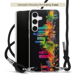 New Carry Case Transparent Stoff schwarz/silber