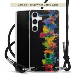 New Carry Case Transparent Stoff schwarz/silber