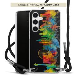 New Carry Case Transparent Stoff schwarz/silber