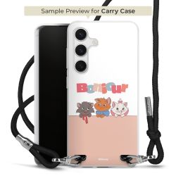 New Carry Case Transparent Stoff schwarz/silber