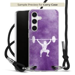 New Carry Case Transparent Stoff schwarz/silber