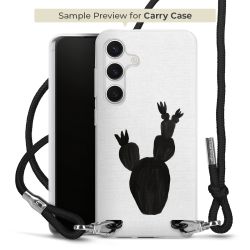 New Carry Case Transparent Stoff schwarz/silber