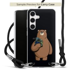 Carry Case Stoff schwarz/silber