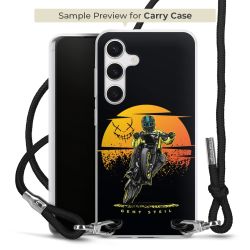 Carry Case Stoff schwarz/silber