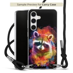 New Carry Case Transparent Stoff schwarz/silber