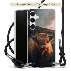 New Carry Case Transparent Stoff schwarz/silber