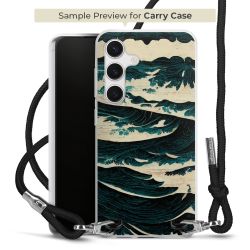 New Carry Case Transparent Stoff schwarz/silber