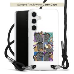 Carry Case Stoff schwarz/silber