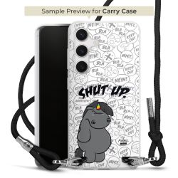 Carry Case Stoff schwarz/silber