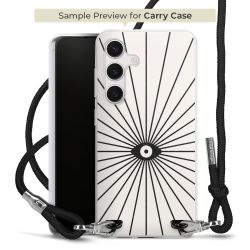 New Carry Case Transparent Stoff schwarz/silber
