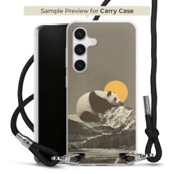 New Carry Case Transparent Stoff schwarz/silber