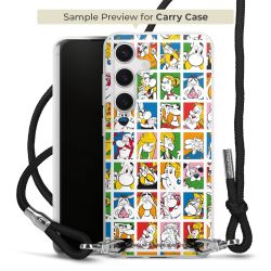 Carry Case Stoff schwarz/silber