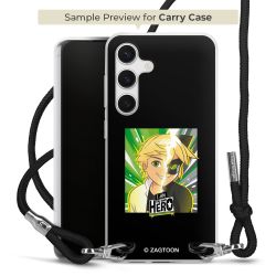 Carry Case Transparent Fabric black/silver