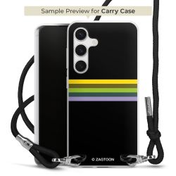 Carry Case Transparent Fabric black/silver