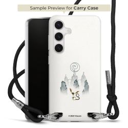 Carry Case Transparent Fabric black/silver