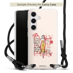 Carry Case Transparent Fabric black/silver