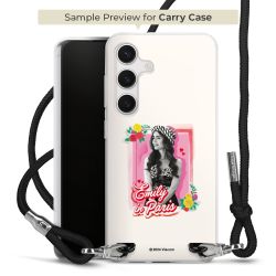 Carry Case Transparent Fabric black/silver