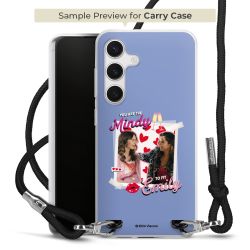 Carry Case Transparent Fabric black/silver