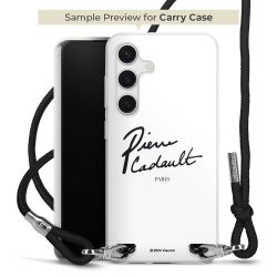 Carry Case Transparent Fabric black/silver