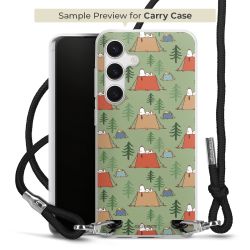 Carry Case Transparent Fabric black/silver