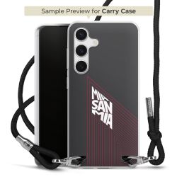 Carry Case Transparent Fabric black/silver