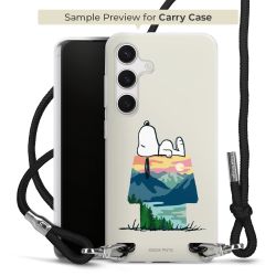 Carry Case Transparent Fabric black/silver