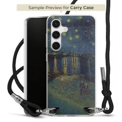 Carry Case Transparent Fabric black/silver