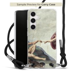 Carry Case Transparent Fabric black/silver