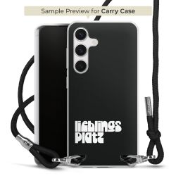 Carry Case Transparent Fabric black/silver