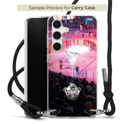 Carry Case Transparent Fabric black/silver