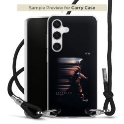 Carry Case Transparent Fabric black/silver