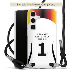 Carry Case Transparent Fabric black/silver