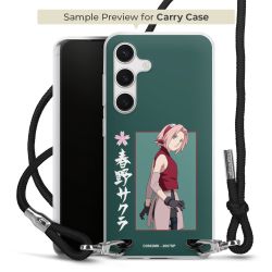 Carry Case Transparent Fabric black/silver