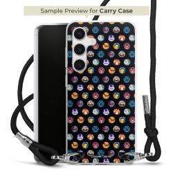 Carry Case Transparent Fabric black/silver