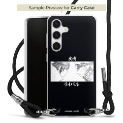 Carry Case Transparent Fabric black/silver