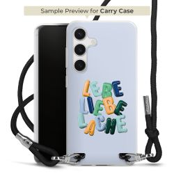 Carry Case Transparent Fabric black/silver