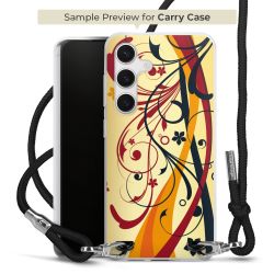 Carry Case Transparent Fabric black/silver