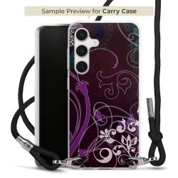 New Carry Case Transparent Stoff schwarz/silber